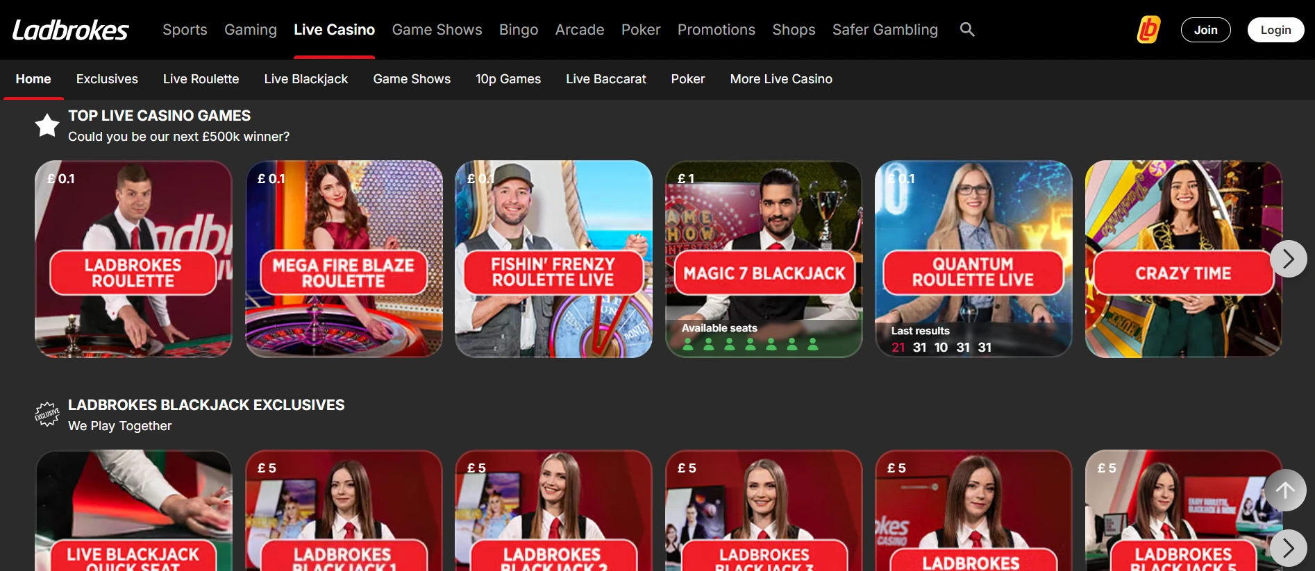 Ladbrokes kasyno internetowe